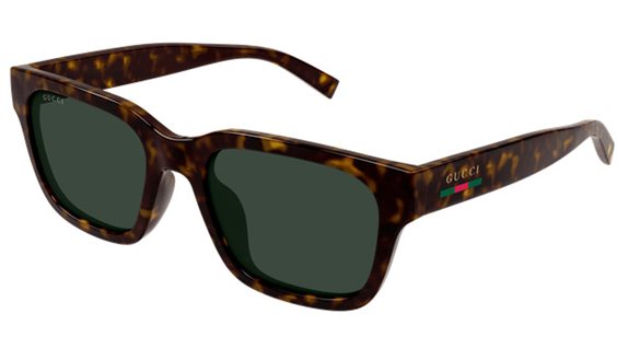 Occhiali da sole Gucci Uomo GG1857S002-HAVANA-HAVANA-GREEN55 - GG1857S002-HAVANA-HAVANA-GREEN55